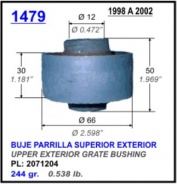 BUJE PARR FIESTA COURRIER 98/02 1453C AGUJERO MAS GRANDE JGO 1454C